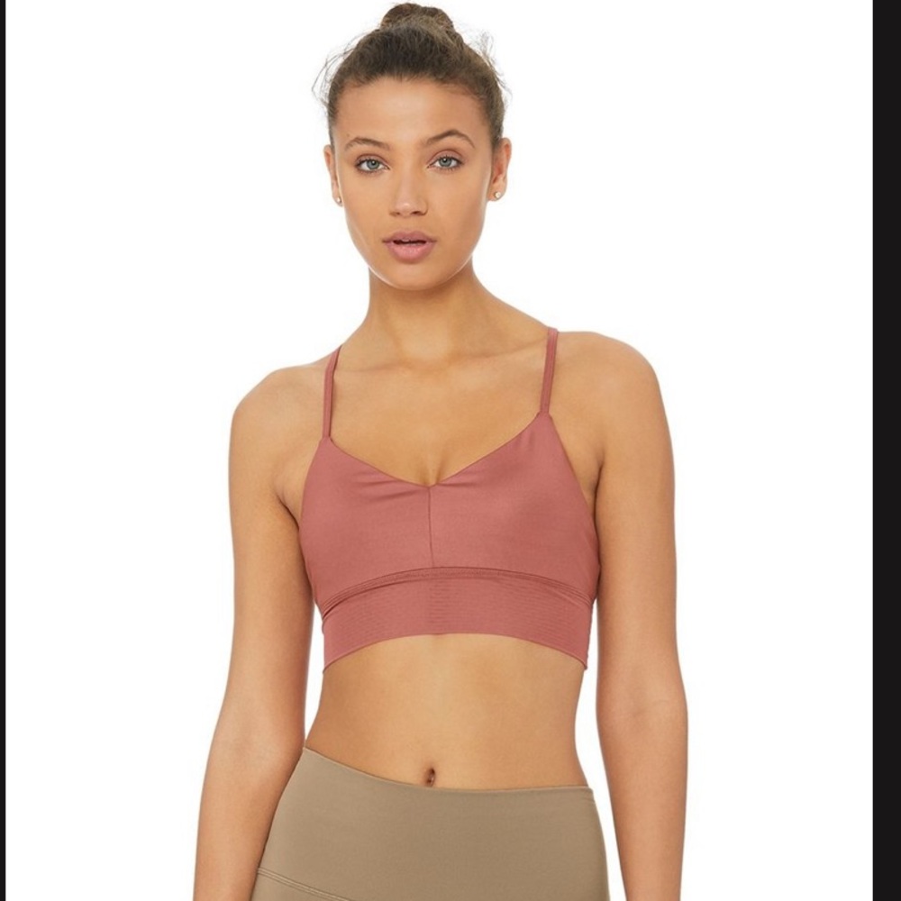 Alo Lush Bra Rosewood🌹